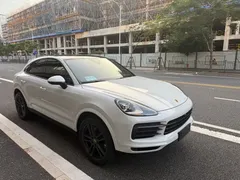 2022 Porsche Cayenne Coupe 3.0T Platinum, белый — фото 3