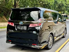 2021 Toyota Vellfire Hybrid 2.5L HV Premium, чёрный — фото 16