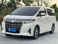 2021 Toyota Alphard Hybrid 2.5L Luxury, белый — фото 1