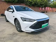 2021 BYD Qin PLUS DM-i PHEV 55km Flagship, белый — фото 4