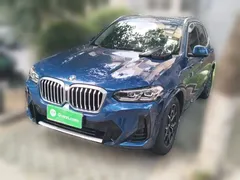 2022 BMW X3, синий — фото 1