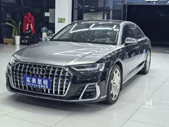 2021 Audi A8L 55 TFSI quattro Premium, чёрный — фото 1