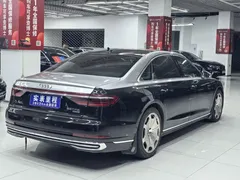 2021 Audi A8L 55 TFSI quattro Premium, чёрный — фото 4