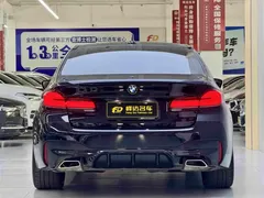 2021 BMW 5 Series 530Li Premium M Sport Package, чёрный — фото 4