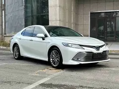 2019 Toyota Camry Hybrid 2.5HG Luxury, белый — фото 8