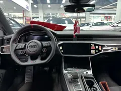 2022 Audi A7L 55 TFSI quattro S-line, чёрный — фото 2