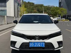2023 Honda Civic Hatchback 240TURBO CVT, белый — фото 2