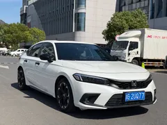 2023 Honda Civic Hatchback 240TURBO CVT, белый — фото 3