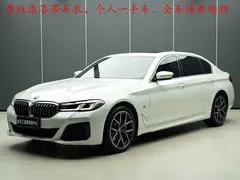 2022 BMW 5 Series 530Li Premium M Sport Package, белый — фото 1