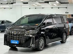 2023 Toyota Alphard 2.5L Hybrid Premium Gold, чёрный — фото 1