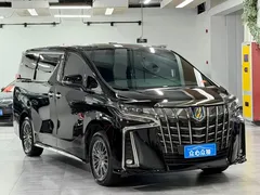 2023 Toyota Alphard 2.5L Hybrid Premium Gold, чёрный — фото 3