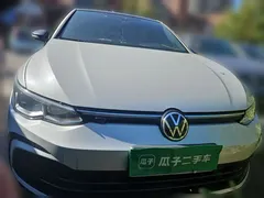 2021 Volkswagen Golf 280TSI DSG R-Line, белый — фото 1