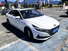 2021 Hyundai Elantra 240TGDi DCT TOP Flagship, белый — фото 3