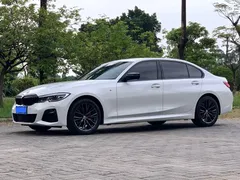 2021 BMW 3 Series 325Li M Sport Night Package, белый — фото 1