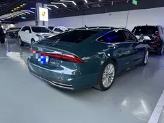 2021 Audi A7 45 TFSI, синий — фото 12