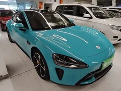 2024 Xiaomi SU7 4WD Long Range Advanced ADAS Max, синий — фото 4