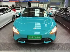 2024 Xiaomi SU7 RWD Long Range Smart Driving, синий — фото 3