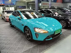 2024 Xiaomi SU7 RWD Long Range Smart Driving, синий — фото 4