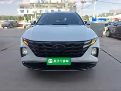 2022 Hyundai Tucson L 2.0L Hybrid Premium, белый — фото 3