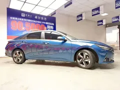 2022 Hyundai Elantra 1.5L CVT GLX Elite, синий — фото 4