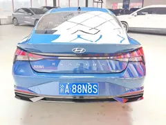 2022 Hyundai Elantra 1.5L CVT GLX Elite, синий — фото 5