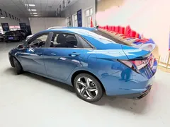 2022 Hyundai Elantra 1.5L CVT GLX Elite, синий — фото 6