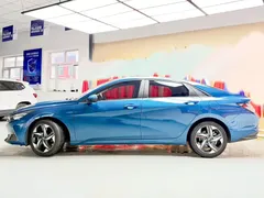 2022 Hyundai Elantra 1.5L CVT GLX Elite, синий — фото 7