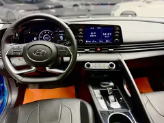 2022 Hyundai Elantra 1.5L CVT GLX Elite, синий — фото 14