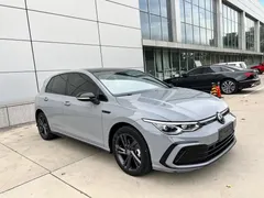 2023 Volkswagen Golf 280TSI DSG R-Line Lite, зелёный — фото 3