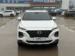 2020 Hyundai Santa Fe 380 TGDi AT 4WD TOP HTRAC Flagship, белый — фото 2
