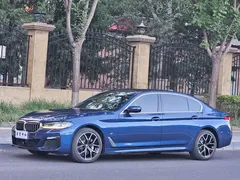 2021 BMW 5 Series 530Li Executive M Sport Package, синий — фото 1