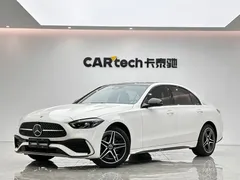 2023 Mercedes-Benz C-Class C 260 L Sport, белый — фото 1