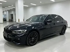 2021 BMW 3 Series 325Li M Sport Night Package, чёрный — фото 1