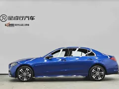 2023 Mercedes-Benz C-Class C 350 eL PHEV, синий — фото 12
