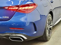2023 Mercedes-Benz C-Class C 350 eL PHEV, синий — фото 25