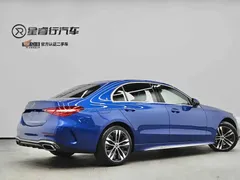 2023 Mercedes-Benz C-Class C 350 eL PHEV, синий — фото 28
