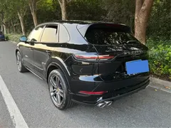 2020 Porsche Cayenne S 2.9T, чёрный — фото 2