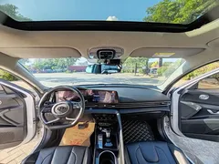 2021 Hyundai Elantra 1.5L CVT LUX Premium, белый — фото 14