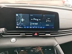 2021 Hyundai Elantra 1.5L CVT LUX Premium, синий — фото 13