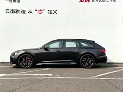 2022 Audi RS 6 4.0T Avant, чёрный — фото 2