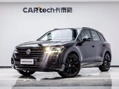 2021 Volkswagen Touareg 3.0TSI, чёрный — фото 2
