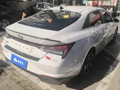 2022 Hyundai Elantra 1.5L CVT GLX Elite, белый — фото 3