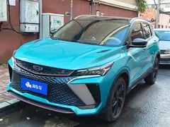 2022 Geely Coolray COOL 1.5TD DCT, синий — фото 1