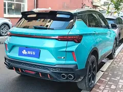 2022 Geely Coolray COOL 1.5TD DCT, синий — фото 3