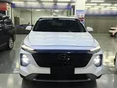 2023 Hyundai Santa Fe 380T GDi AT 2WD GLX Elite, белый — фото 3