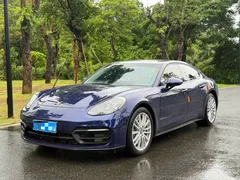 2021 Porsche Panamera 2.9T, синий — фото 1