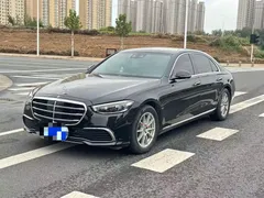 2021 Mercedes-Benz S-Class S 400 L Business, чёрный — фото 1