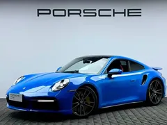 2022 Porsche 911 Turbo S 3.7T, синий — фото 3