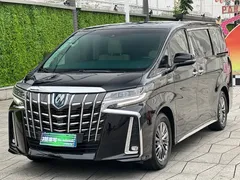 2021 Toyota Alphard Hybrid 2.5L Premium, чёрный — фото 1
