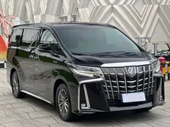 2021 Toyota Alphard Hybrid 2.5L Premium, чёрный — фото 3